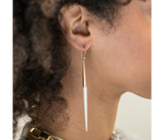 Load image into Gallery viewer, Sustainable Quill Dangle Earring - Keentu