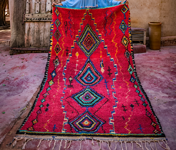 Home Decor Red Moroccan Rug