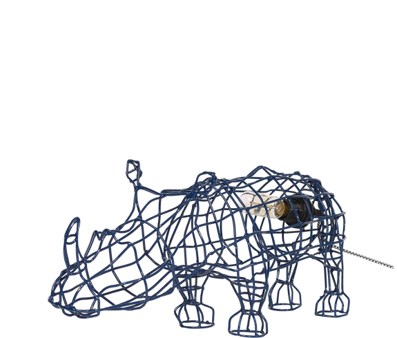 Home Decor Rhino Wire Lamp