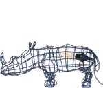 Load image into Gallery viewer, Home Decor Blue Rhino Wire Lamp