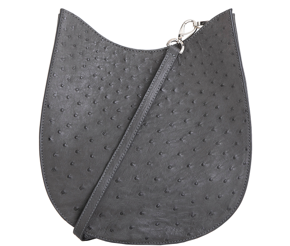 Handbag Grey Saddle Bag