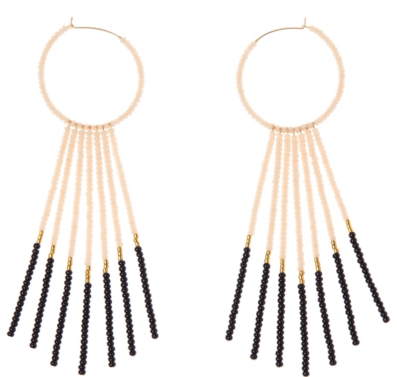 Ethical Beaded Splay Earrings - Keentu