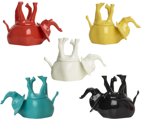 Home Decor Upside Down Elephant Jar