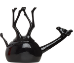 Load image into Gallery viewer, Home Decor Black Gloss Upside Down Giraffe Jar