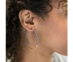Load image into Gallery viewer, Ethical Beaded Hoops - Keentu