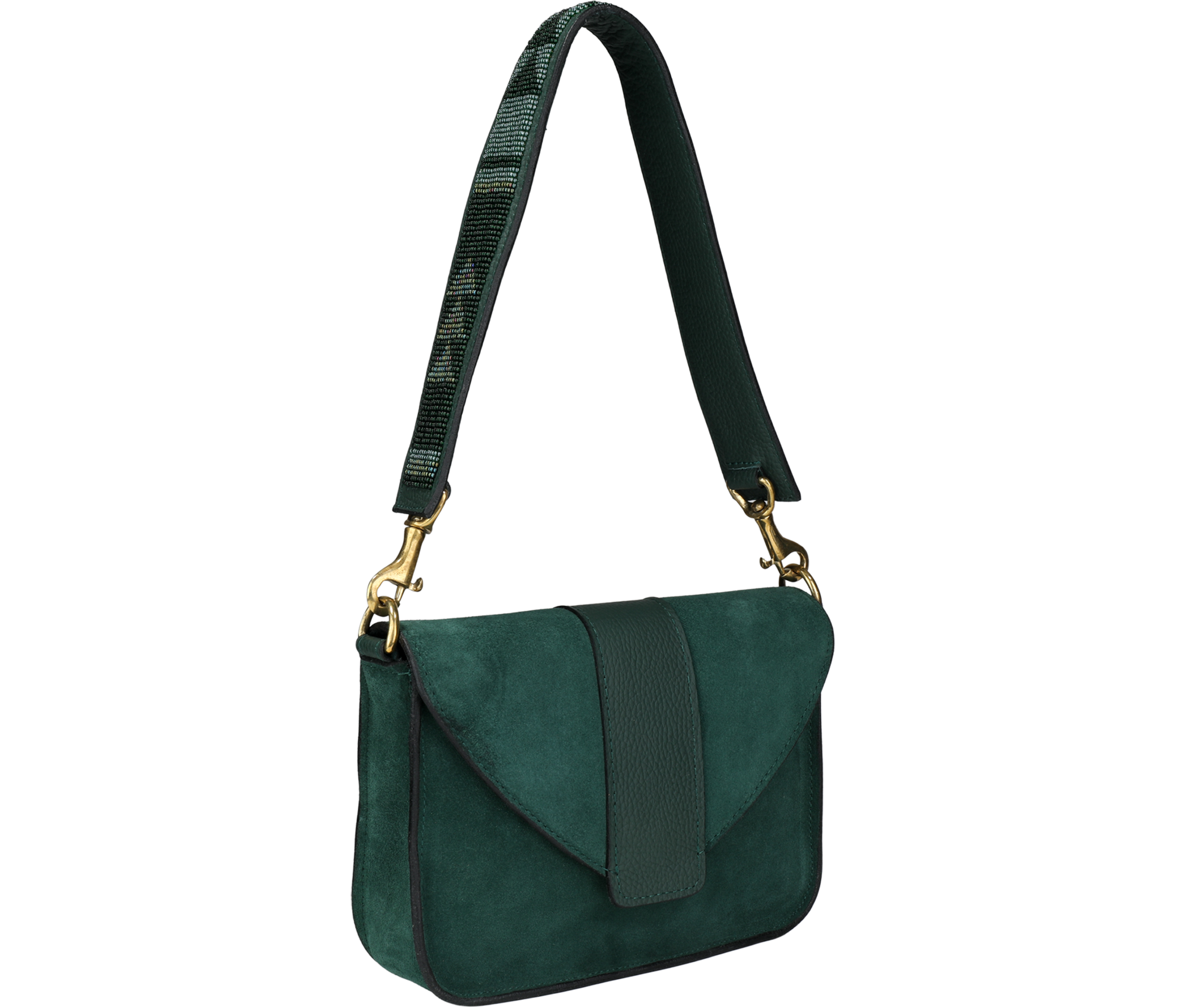 Ethical Suede Shoulder Bag - Keentu