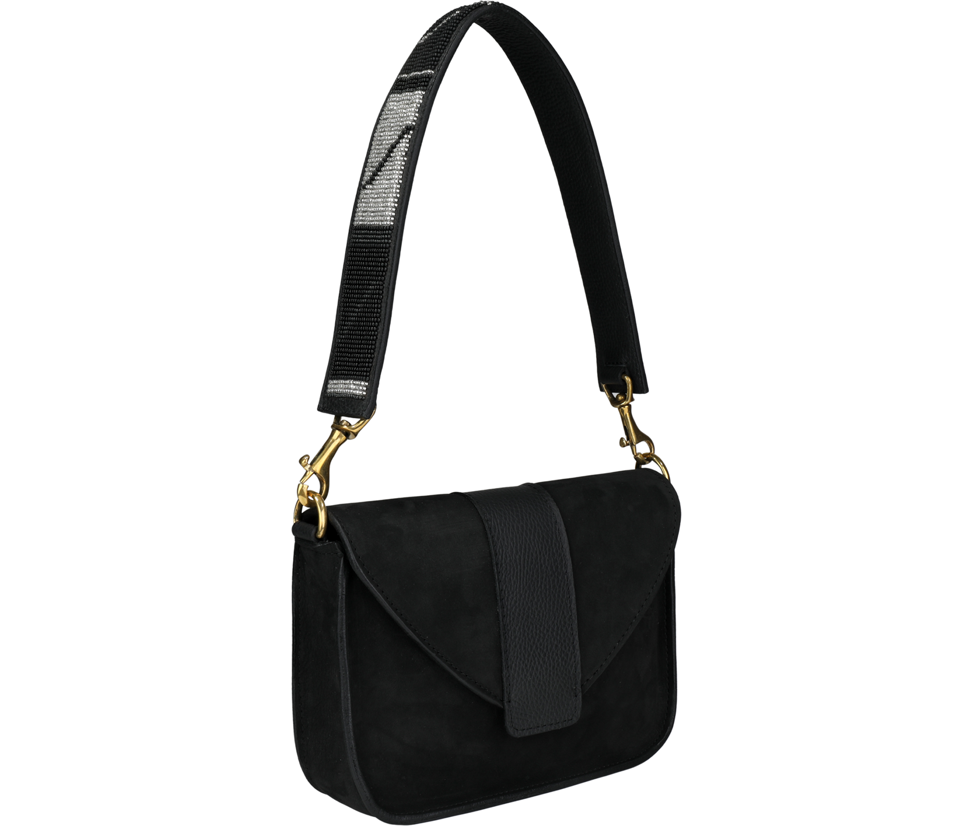 Sustainable Suede Shoulder Bag - Keentu