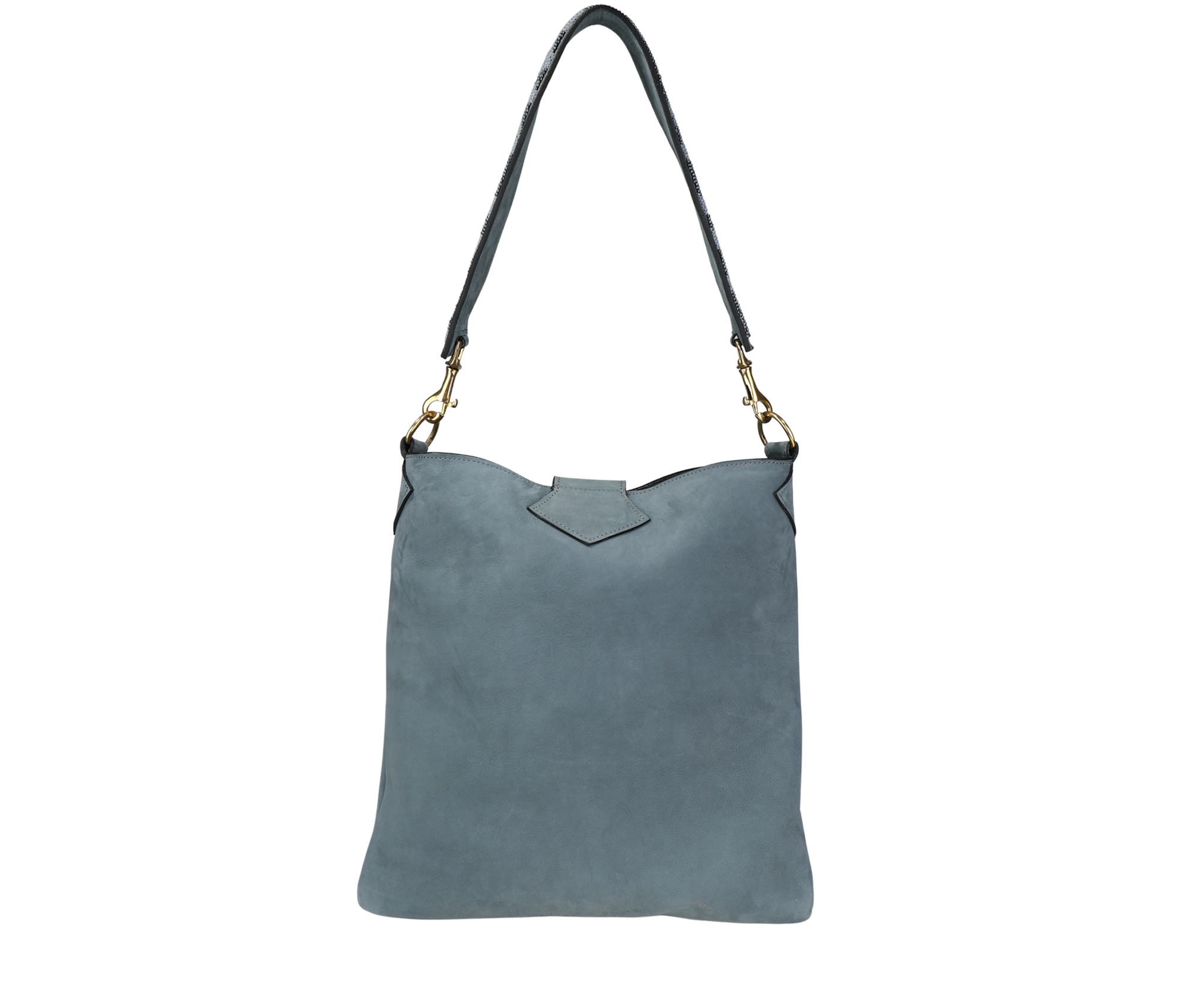 Ethical Suede Tassel Shoulder Bag - Keentu
