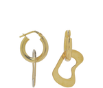 Load image into Gallery viewer, Ethical Squiggle Hoop - Keentu 