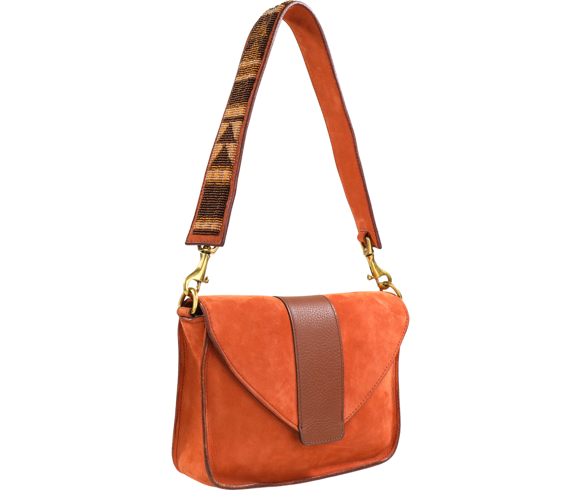 Ethical Suede Shoulder Bag - Keentu