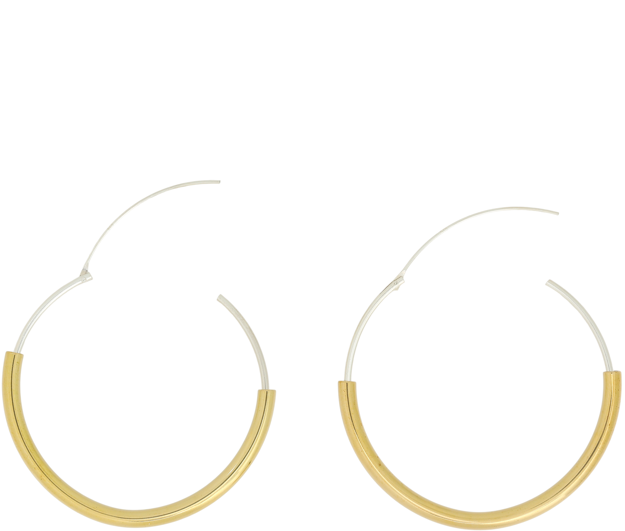 Sustainable Gold and Silver Hoops - Keentu