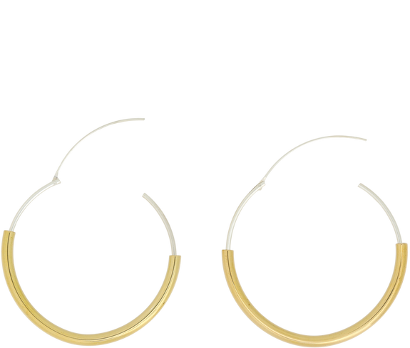 Sustainable Gold and Silver Hoops - Keentu