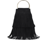 Load image into Gallery viewer, Ethical Leather Fringe Bag - Keentu 