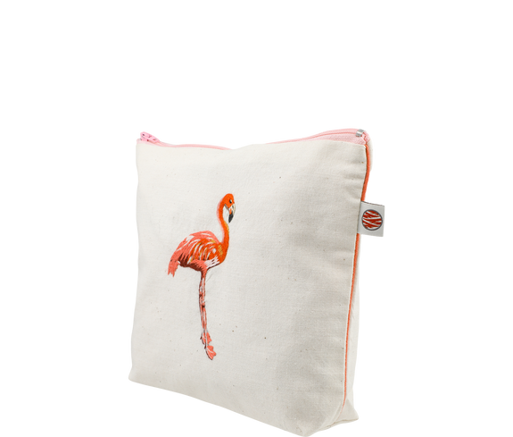 Sustainable Flamingo Pouch - Keentu
