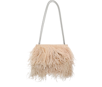 Ostrich Feather Bag Sustainable - KEENTU