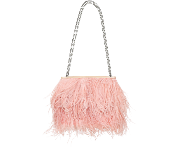 ostrich bag pink
