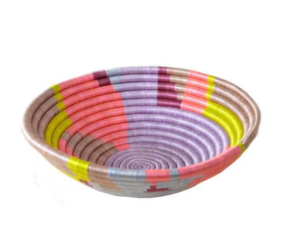 Lavender Neon Woven Bowl - Keentu