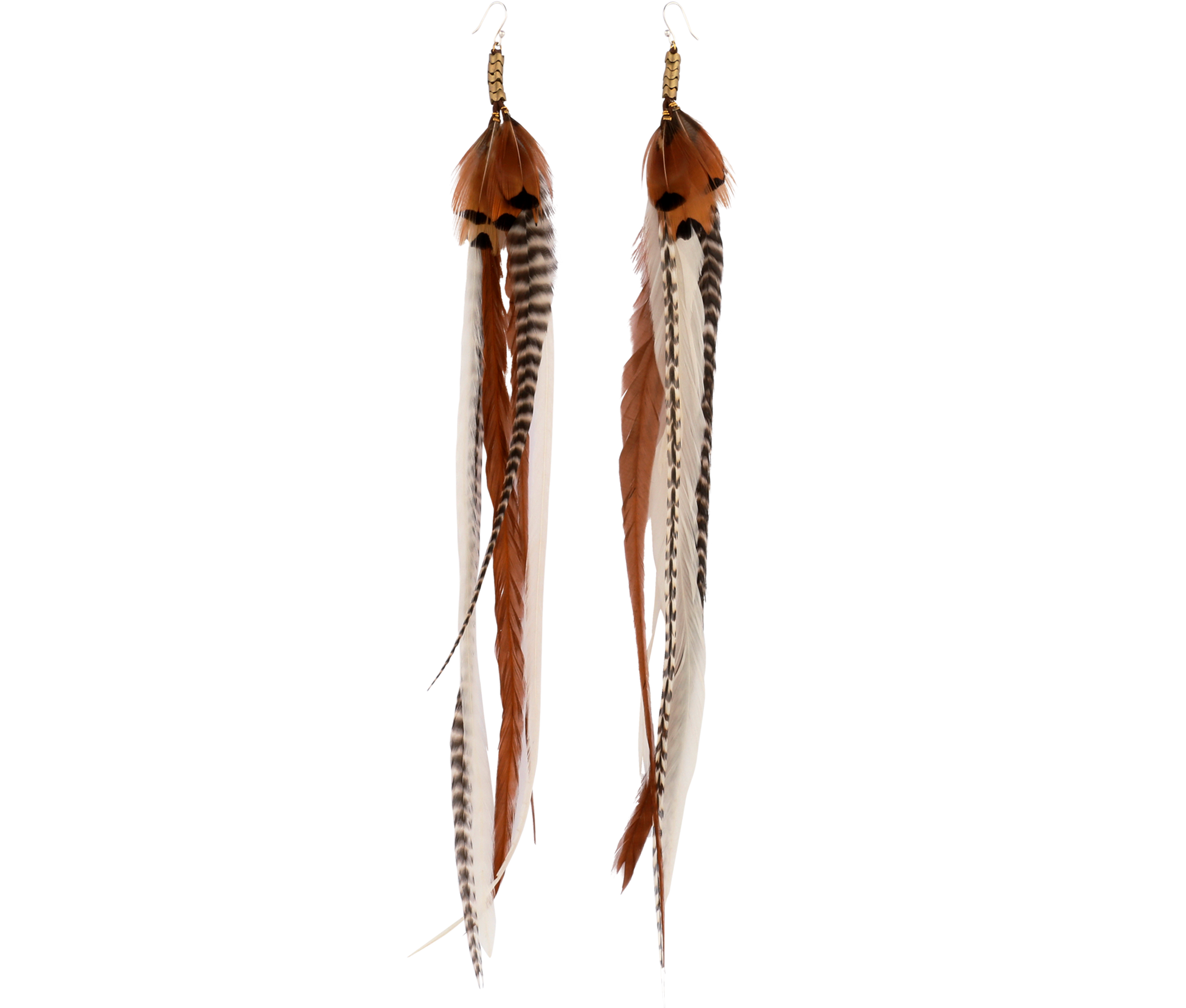 Long Feather Earrings