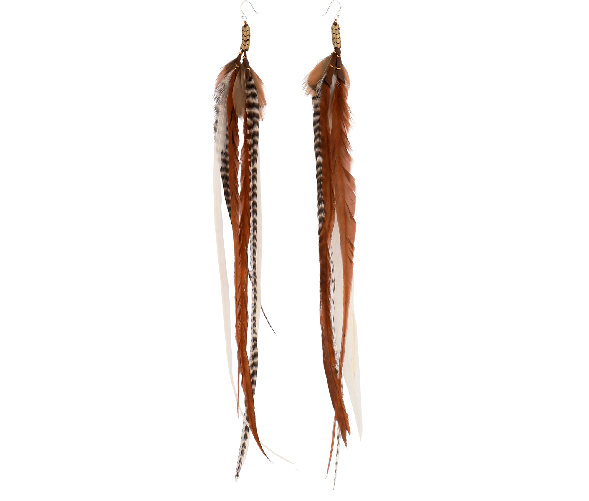 Long Feather Earrings