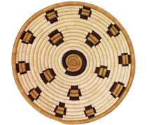 Ethical Leopard Woven Basket - Keentu