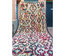 Sustainable Rainbow Symbols Moroccan Rug - Keentu