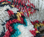 Load image into Gallery viewer, Ethical Rainbow Symbols Moroccan Rug - Keentu 