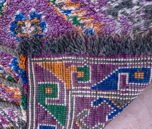 Ethical Royal Purple Moroccan Rug - Keentu