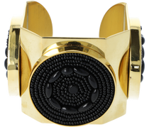 Ethical Triple Circle Beaded Cuff - Keentu