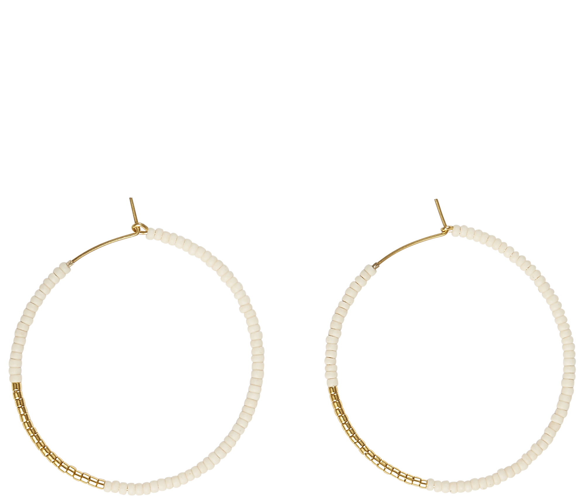 Jewelry Beaded Hoops Earrings Tanzania Handmade Artisan Africa 