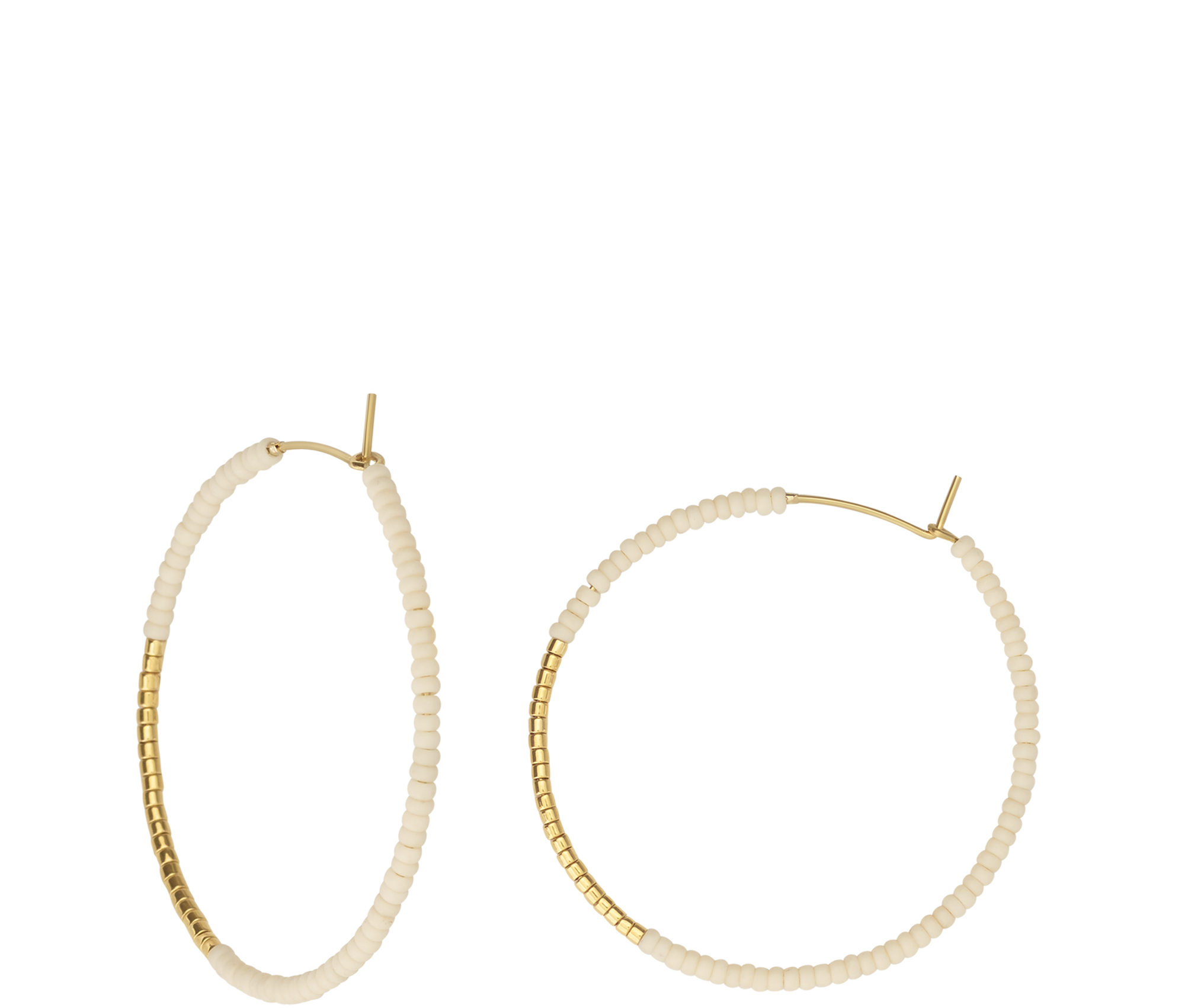 Jewelry Beaded Hoops