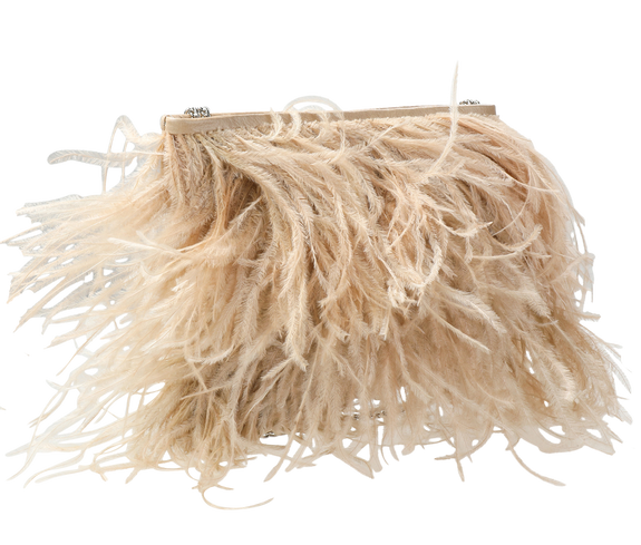 Ostrich Feather Bag Sustainable - KEENTU