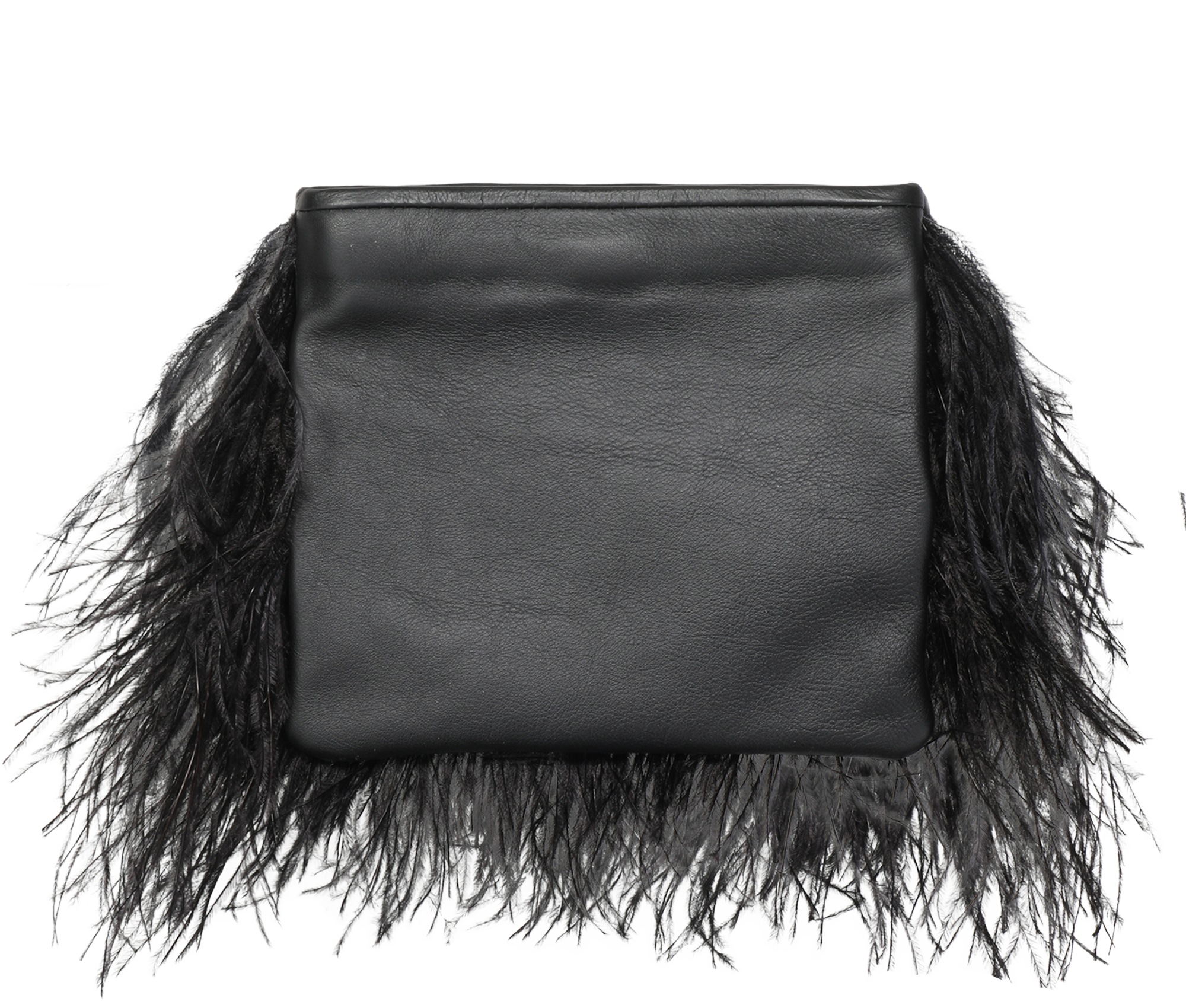 Ostrich Feather Bag Sustainable - KEENTU