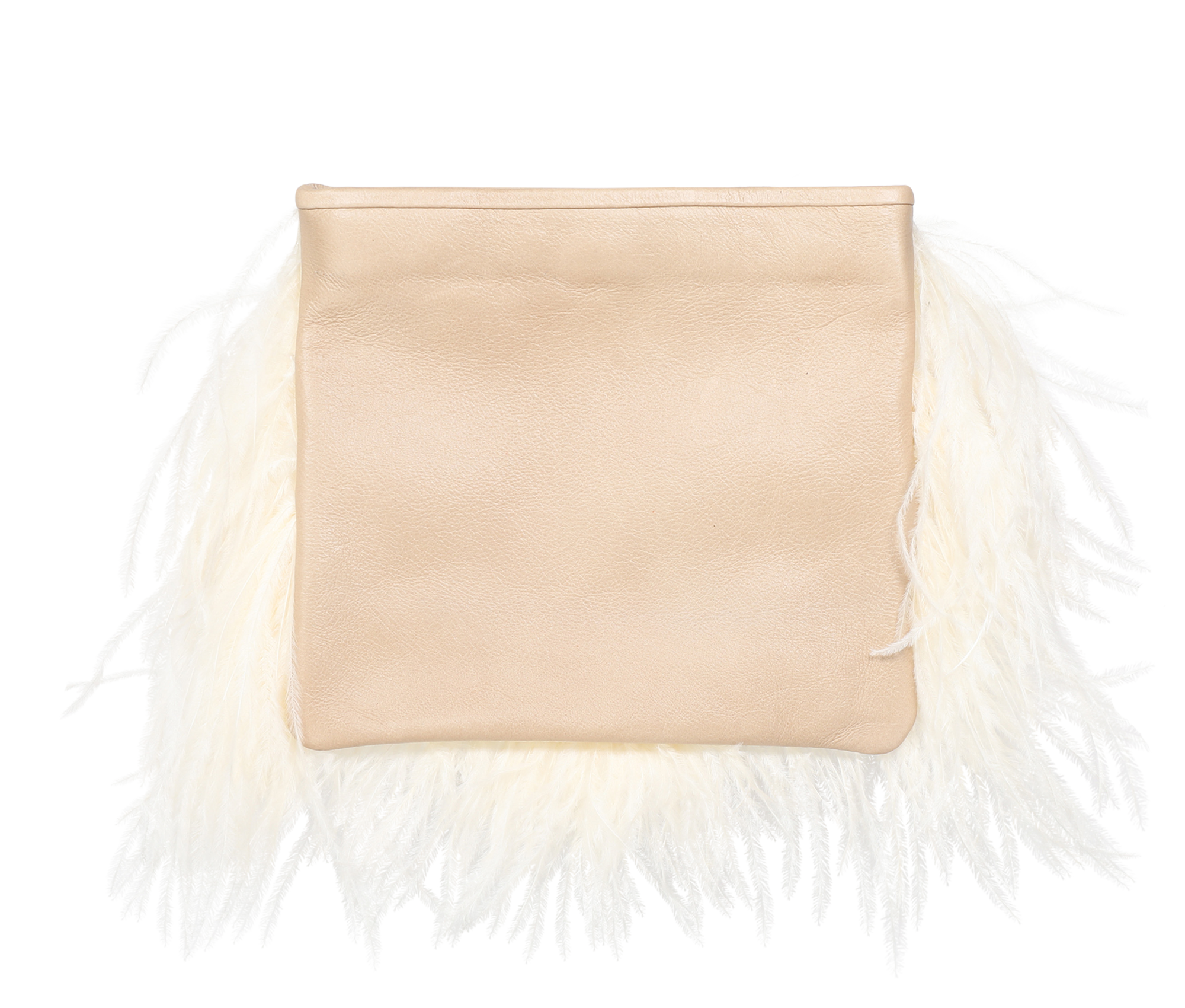Ostrich Feather Bag Sustainable - KEENTU