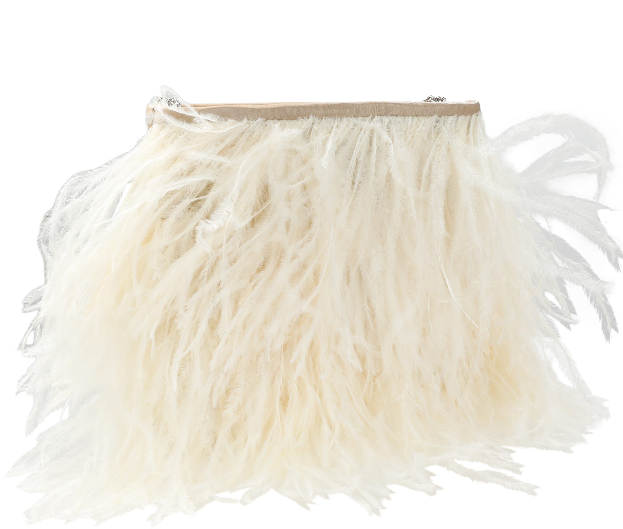 Ostrich Feather Bag Sustainable - KEENTU