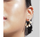 Load image into Gallery viewer, Jewelry Dot Hoop Earrings 