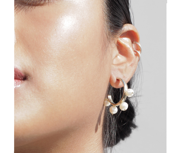 Jewelry Dot Hoop Earrings