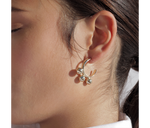 Load image into Gallery viewer, Jewelry Dot Hoop Earrings 