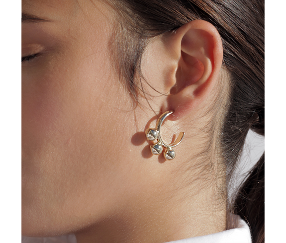 Jewelry Dot Hoop Earrings