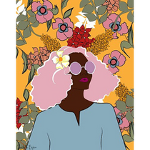 Home Decor Flower Power Art Print