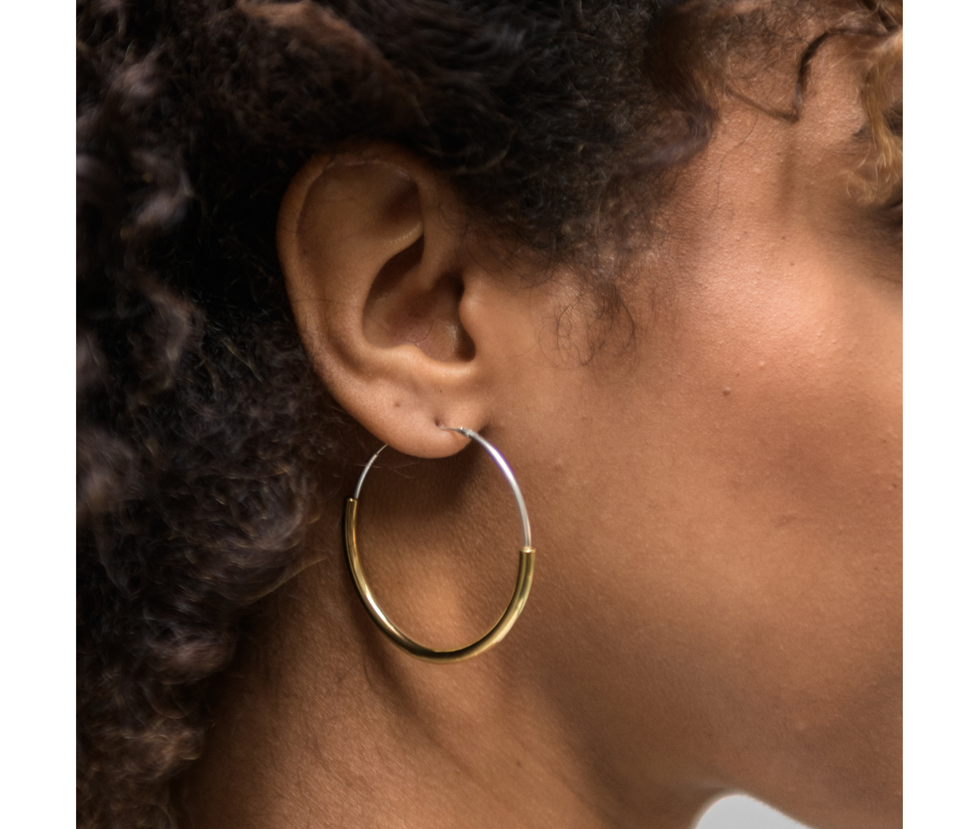 Sustainable Gold and Silver Hoops - Keentu