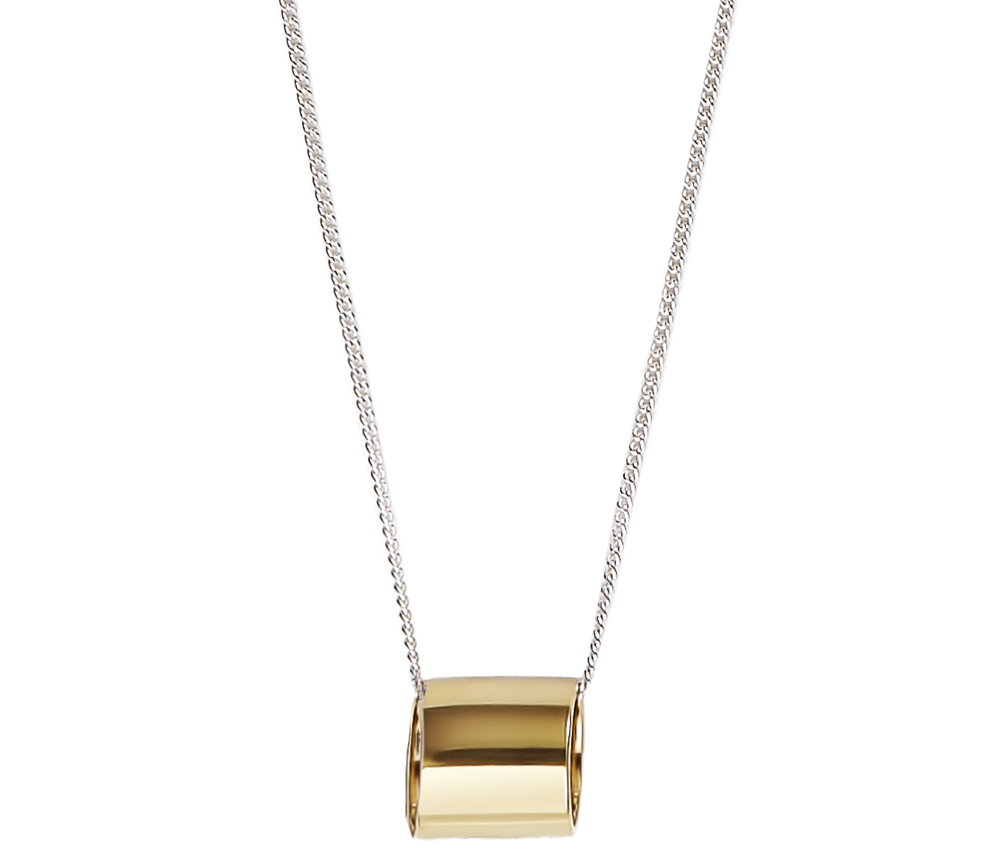 Jewelry Open Cylinder Necklace