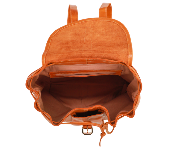 Sustainable Leather Backpack - KEENTU
