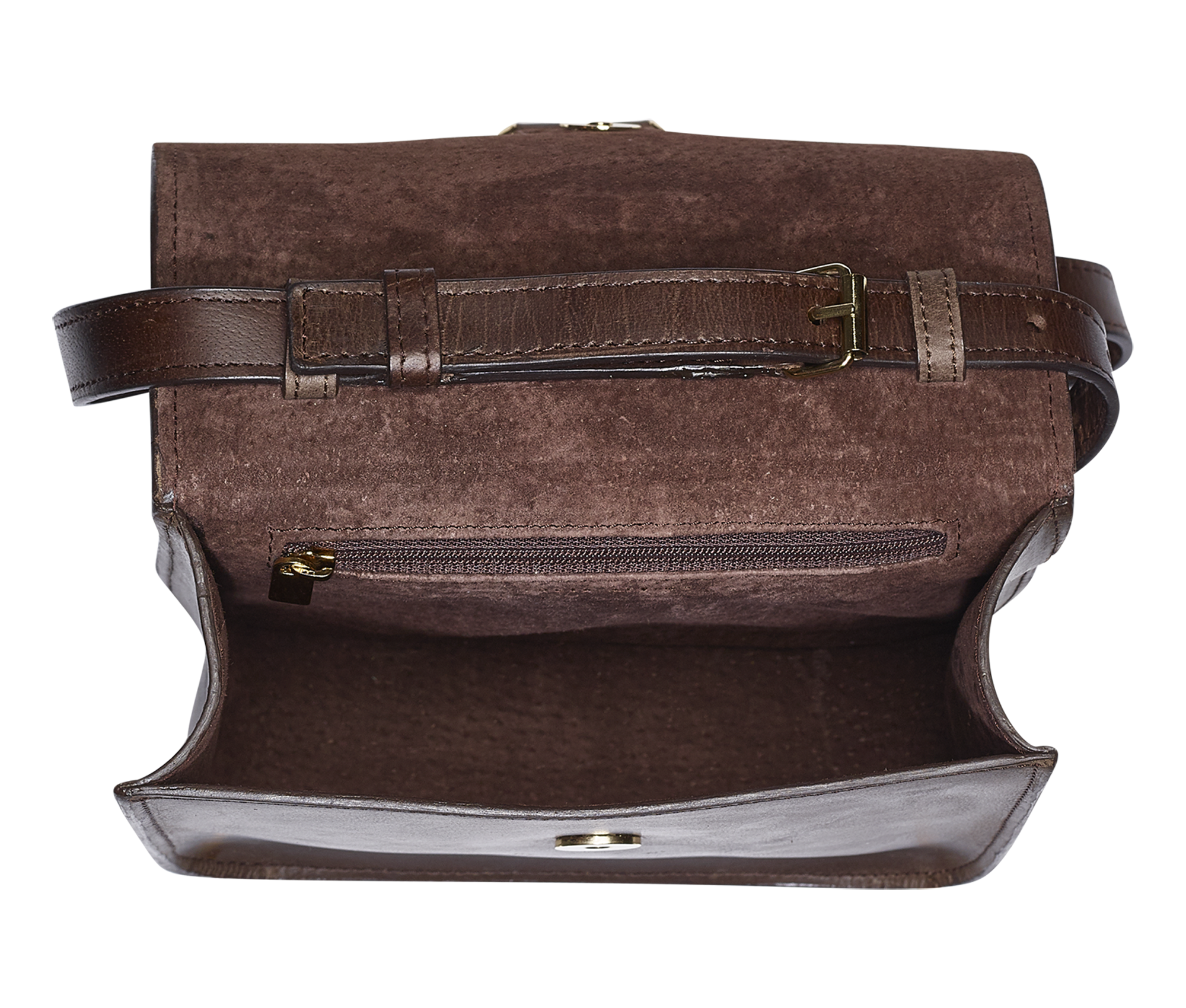 Handbag Coffee Ostrich Shin Crossbody Bag