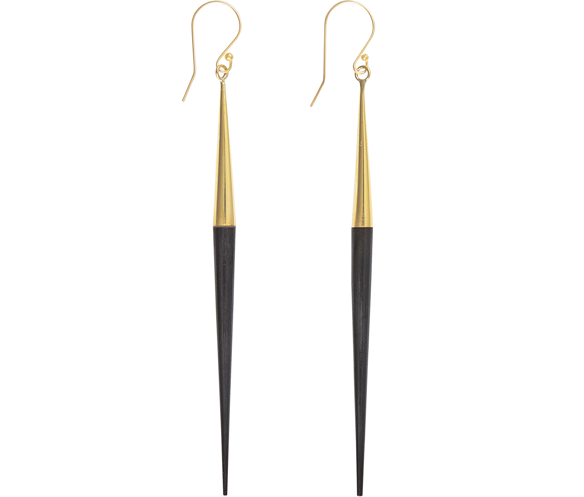 Jewelry Black Quill Dangle Earring