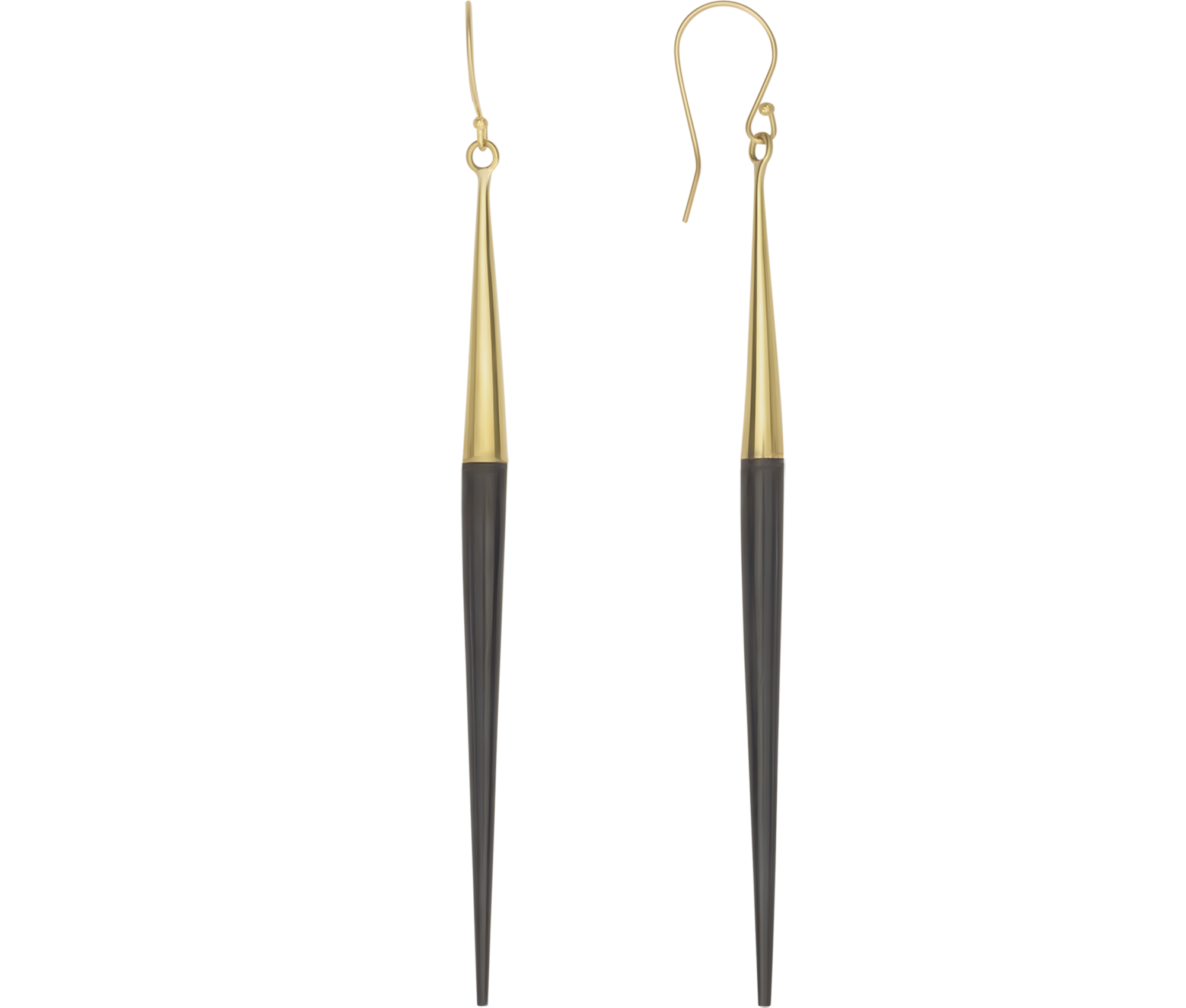 Jewelry Black Quill Dangle Earring