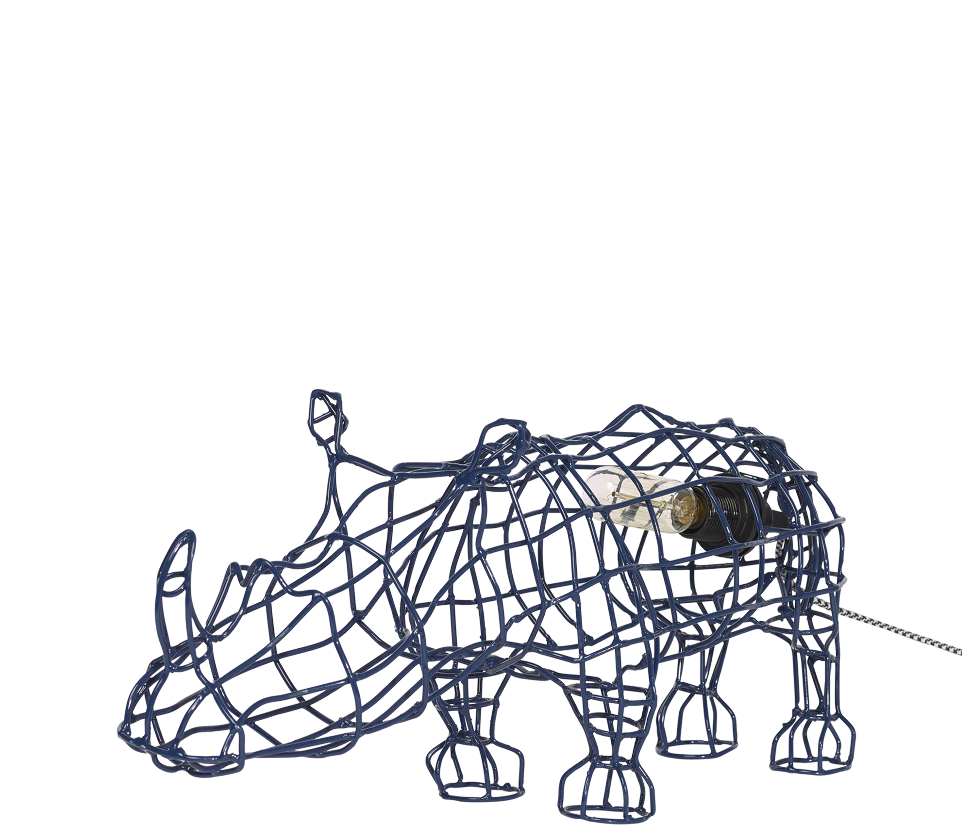 Home Decor Rhino Wire Lamp