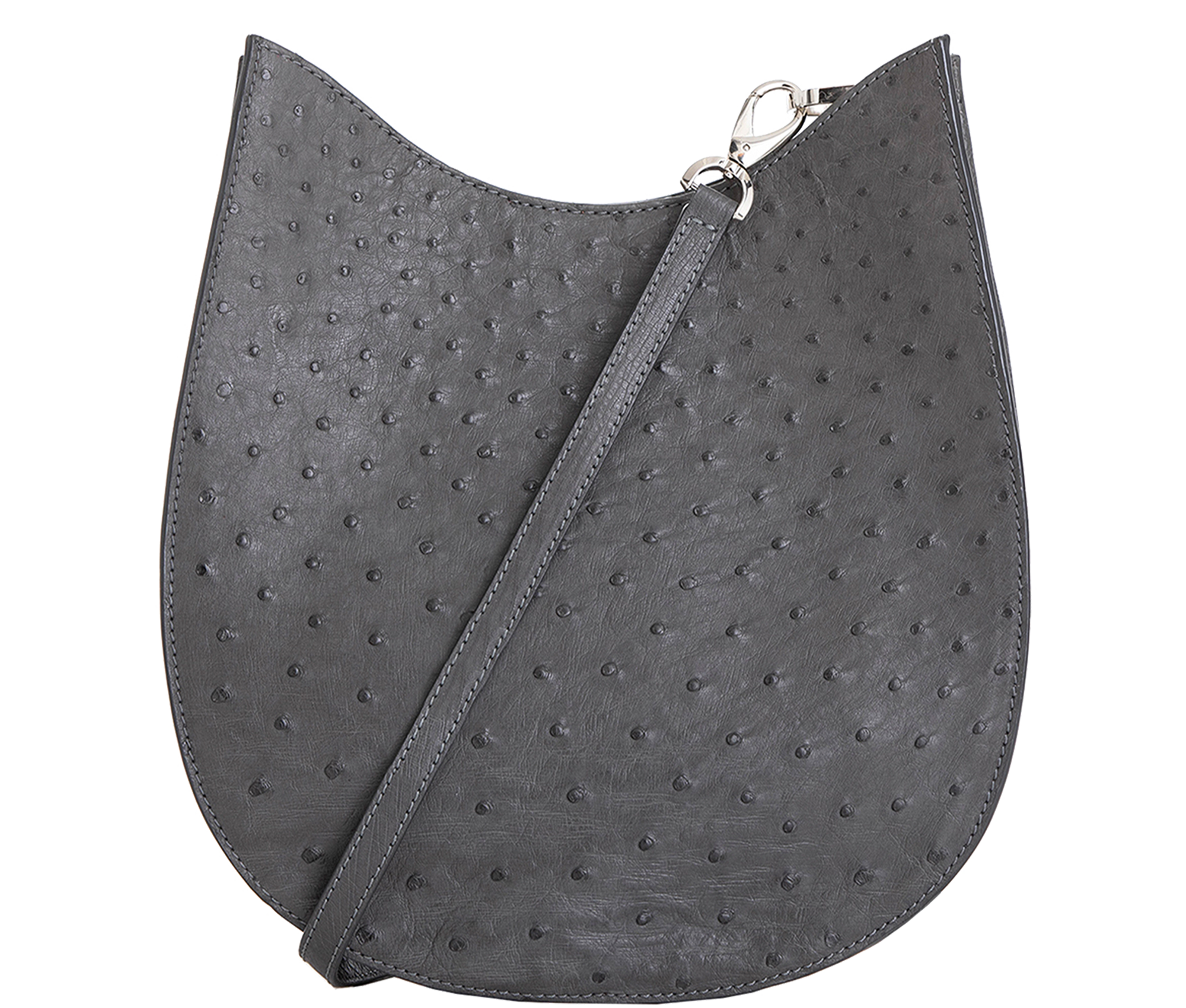 Handbag Grey Saddle Bag