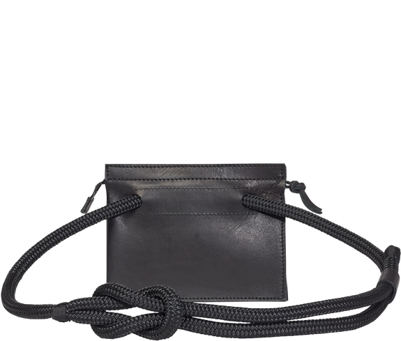 Handbag Black Sailing Rope Bag