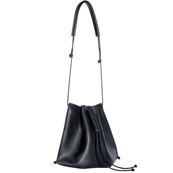 Handbag Black Sailing Rope Drawstring Bag