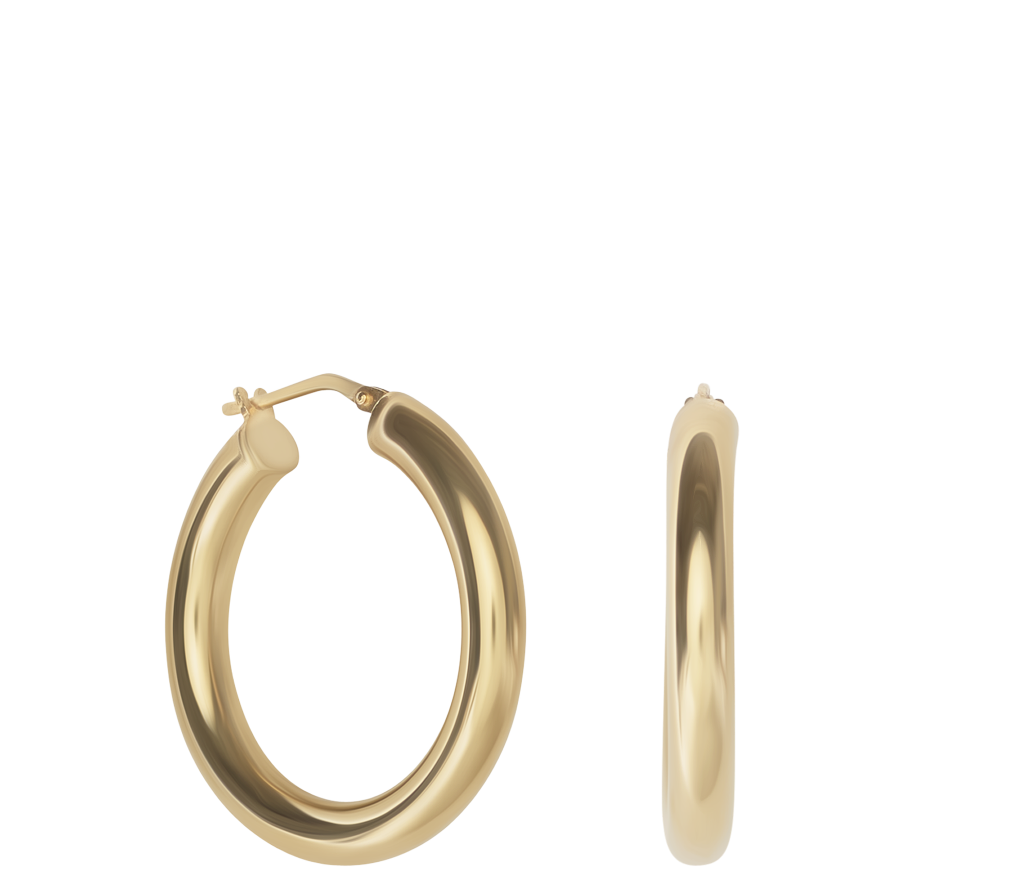 Gold 2025 hollow hoops